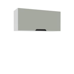 Armário Aéreo 1 Porta Basculante 36 X 80 Ccm Branco/Verde