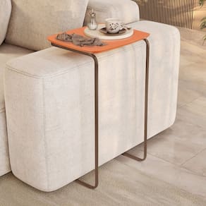 Mesa Lateral Ultraflex - Lf 5011 68x40x33 Cm Coral/Café