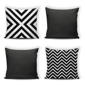 Kit 4 Capas De Almofada Modern Print 42 Cm X 42 Cm - 068