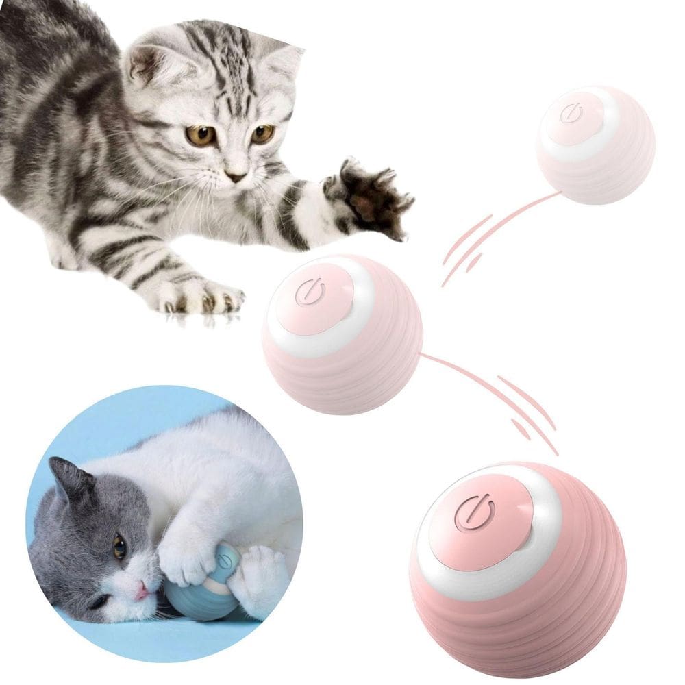 Bolinha Inteligente Para Gatos Se Move Sozinha Extinto Azul