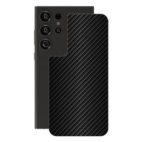 Película Para Samsung Galaxy S24 Ultra - Traseira De Fibra De Carbono Preta - Gshield