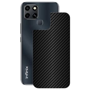 Película Para Infinix Smart 6 - Traseira De Fibra De Carbono Preta - Gshield