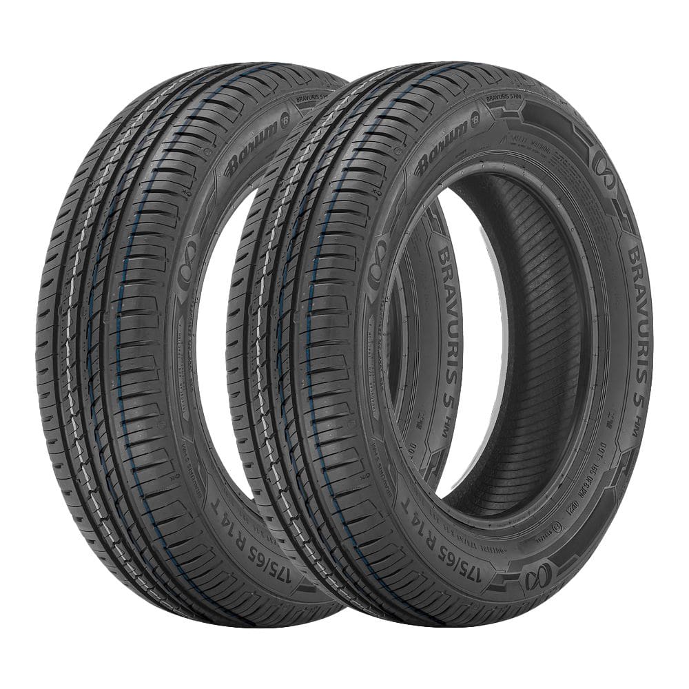 Jogo 2 Pneus Barum by Continental Aro 14 Bravuris 5HM 185/65R14 86H