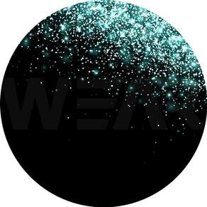 Painel Redondo 3D Sublimado Efeito Glitter Frd-2108
