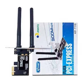 Placa de Rede kNUP 300MBPS PCI-E Wirelles