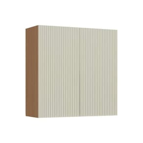 Armário De Cozinha Modulado Simone Mendes Com 2 Portas 80cm Carvalho Cinza