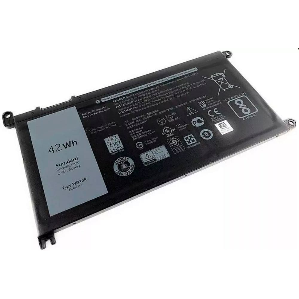 Bateria Compatível Com Notebook Dell 42wh T2jx4 3crh3 WDXOR 42 Wdx0r Wdxor