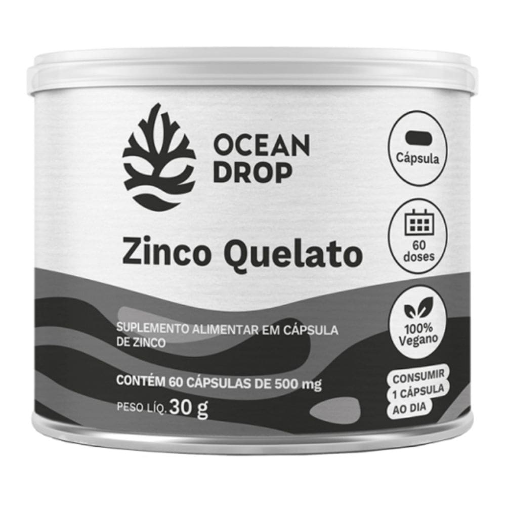 Zinco Quelato (60 Caps) Ocean Drop