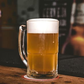 Conjunto 8 Canecas Vidro Vitamina 320ML Para Chopp Cerveja