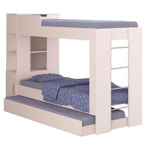 Treliche Solteiro Cabeceira Bau 1 Porta 225x87 Cm15 Branco Dtall Branco