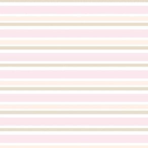 Papel De Parede Listrado Rosa Laranja Bege Adesivo Lavavel