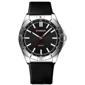 Relógio De Pulso Masculino De Quartzo Luminoso Pulseira De Silicone Impermeável 3atm Preto