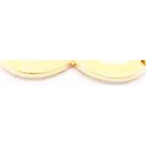 Pulseira Simples Delicada Infinito Folheado Ouro 18k