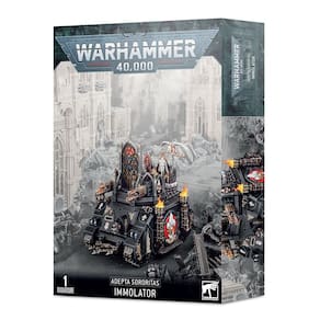 Tanque de batalha Warhammer 40k Adepta Sororitas Immolator