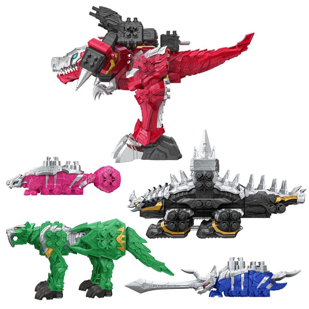 Boneco de ação Power Rangers Dino Fury Megazord Mega Pack
