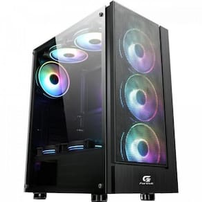Gabinete Gamer Fortrek Cruiser Preto RGB 3 Fans 120mm