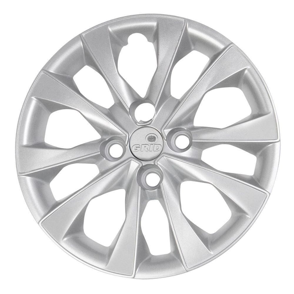 Calota Grid Aro 14P 293Cb Prata Mobi 2021