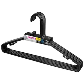 Cabide Plástico Adulto Preto 38cm Easy Sanremo Leve 6 Pague 5
