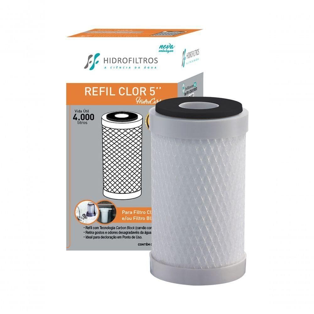 Kit 05 Un Refil  P/filtros Hidrofiltros Pou 5 80l/h