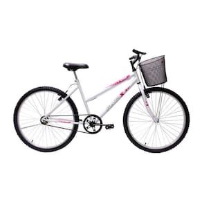 Bicicleta Aro 26 Feminina Mono Sem Marcha Com Cesta Saidx
