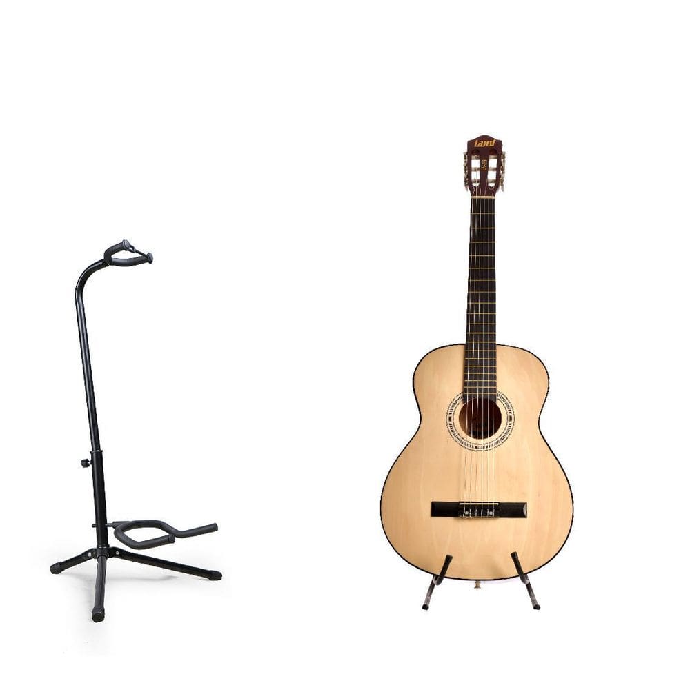 Kit Violão Land Acústico Nylon Natural+Suporte De Chão Pec20