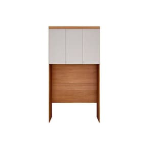 Modulado De Quarto Armário Ponte Aéreo Solteiro Rizon-linea C- 3 Portas Cumaru-fendi - Horizonte