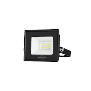 Refletor Blumenau Led Tech Pro 10w Preto Bivolt 6500k Luz Branca