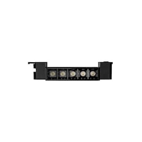Spot Direcionável Para Trilho Eletrificado Blumenau Led Up Linear Pontual 10w Bivolt Preto 3000k Luz Amarela