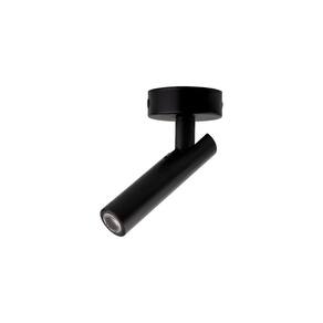 Spot De Sobrepor Blumenau Petit Led 2w Bivolt Preto 3000k Luz Amarela