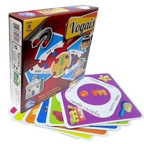 Jogo Pedagógico Brincar De Aprender Vogais - Pais E Filhos