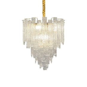 Lustre Pendente Blumenau Aurora E14 Bivolt Dourado