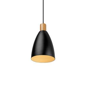 Lustre Pendente Blumenau Ceci E27 Bivolt Preto-dourado
