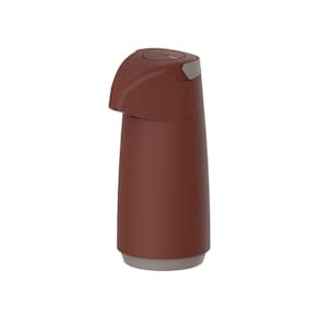 Garrafa Térmica Tramontina Exata Em Plástico Vermelho Com Ampola De Vidro1 L