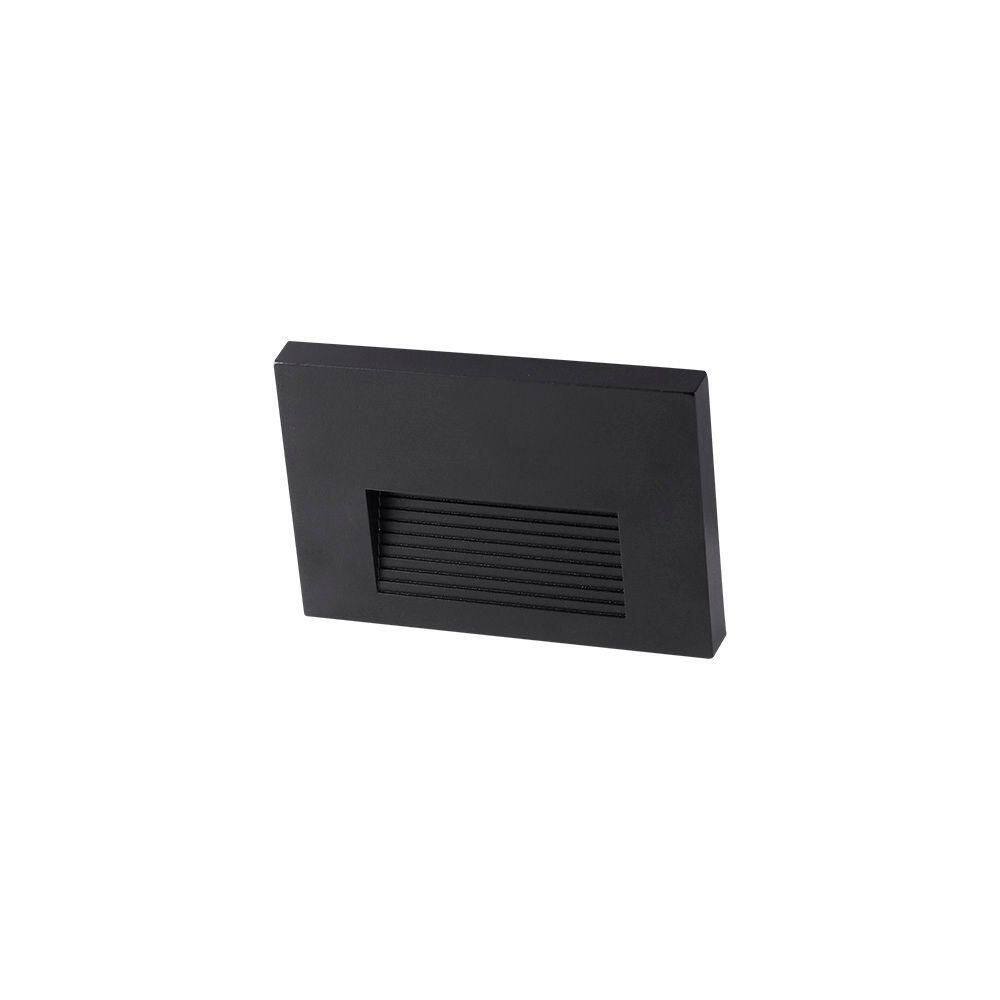 Balizador Nordecor Maja Sobrepor Led Bivolt Preto 3000k Luz Amarela 2709