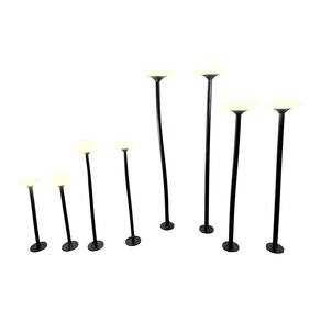 Luminária De Jardim Nordecor Pilze 6613 Led Bivolt Preto 3000k Luz Amarela