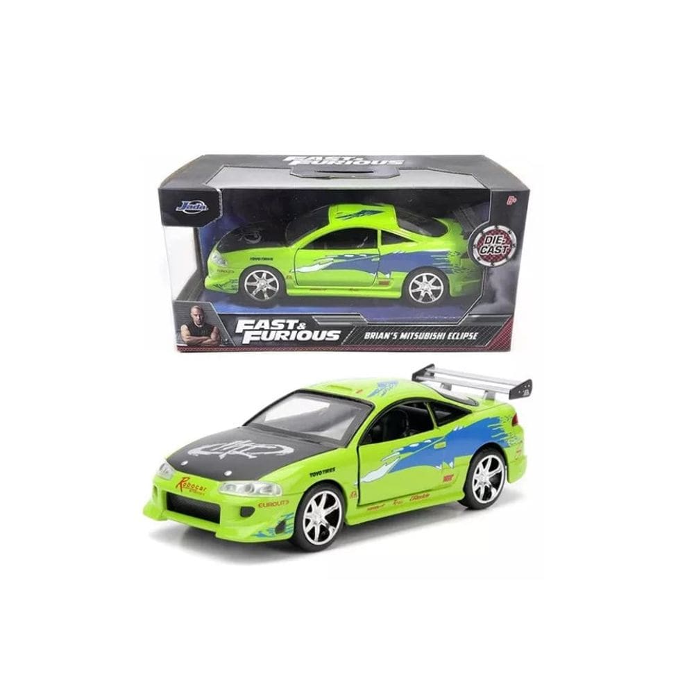Miniatura Mitsubishi Eclipse Brian Velozes e Furiosos - Jada