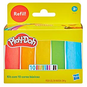 Play-Doh Kit de 10 cores essenciais de barras de refil