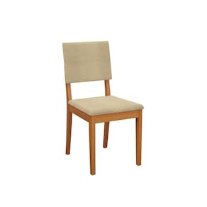 Cadeiras Dora Madeira Maciça 89cm X 44cm Bege
