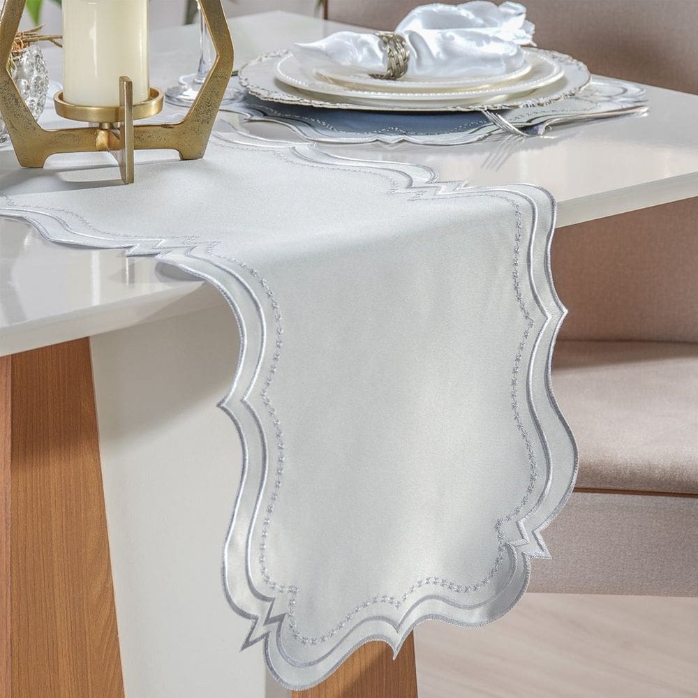 Trilho de Mesa Bordare Bordado 40x150cm