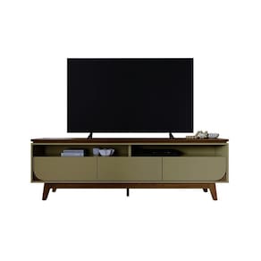 Rack para Tvs até 75 Pol Selene 62,5x200x36 Cm Cumaru/opala