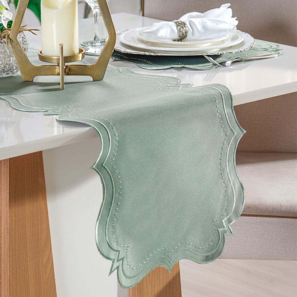 Trilho de Mesa Bordare Bordado 40x180cm