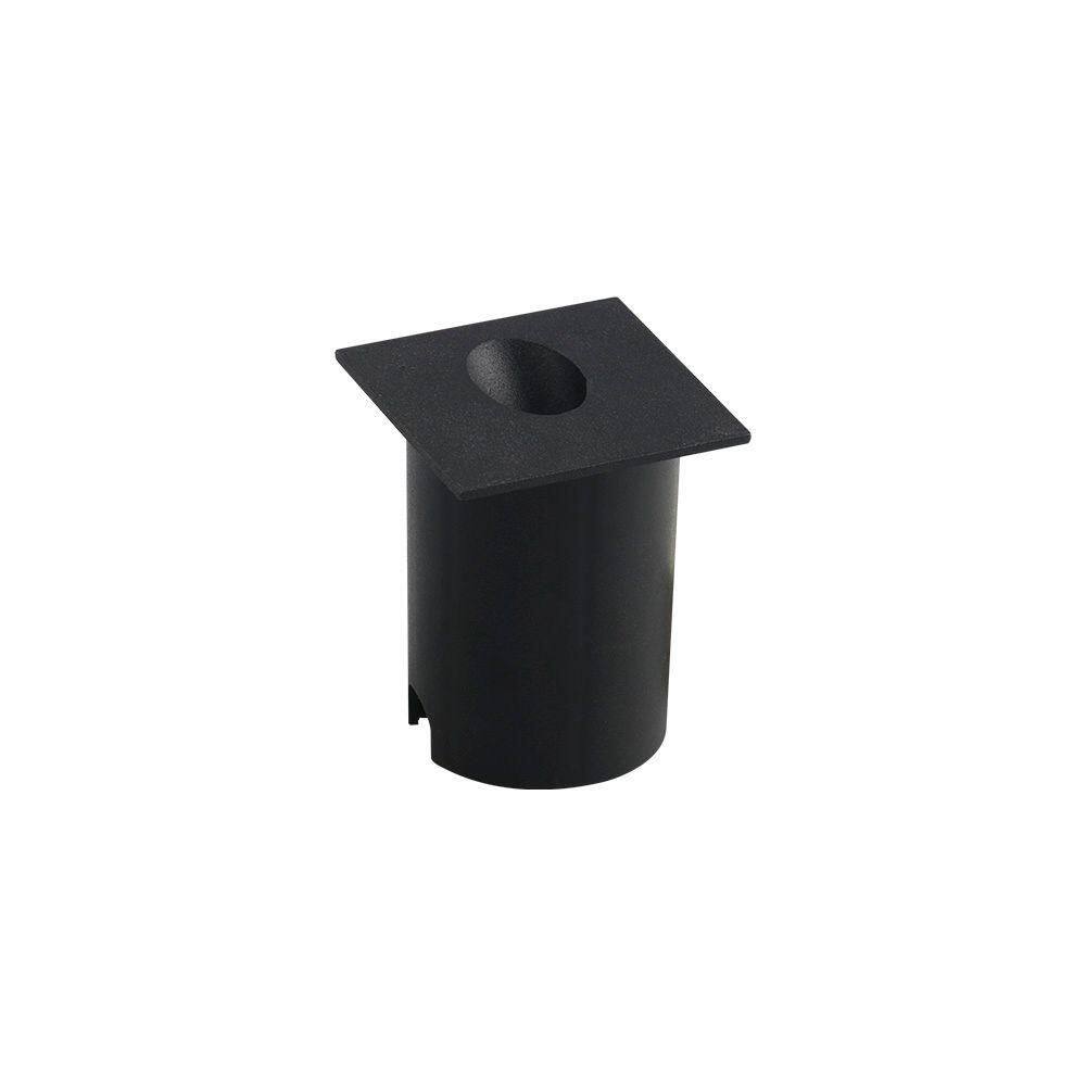 Balizador Astraled Australe Quadrado De Embutir Led 2w Bivolt Preto 3000k Luz Amarela Bl-6713