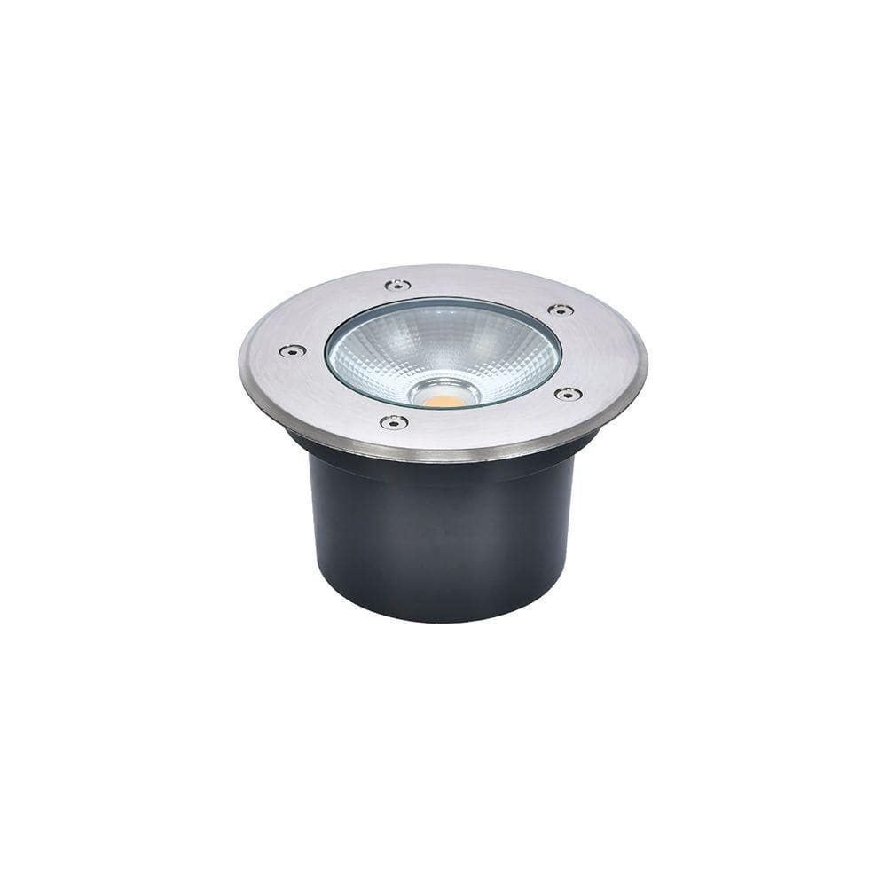 Embutido De Solo Led Astraled Es-6915 Felis 20w Bivolt Prata 3000k Luz Amarela 3000k Luz Amarela Es-6915