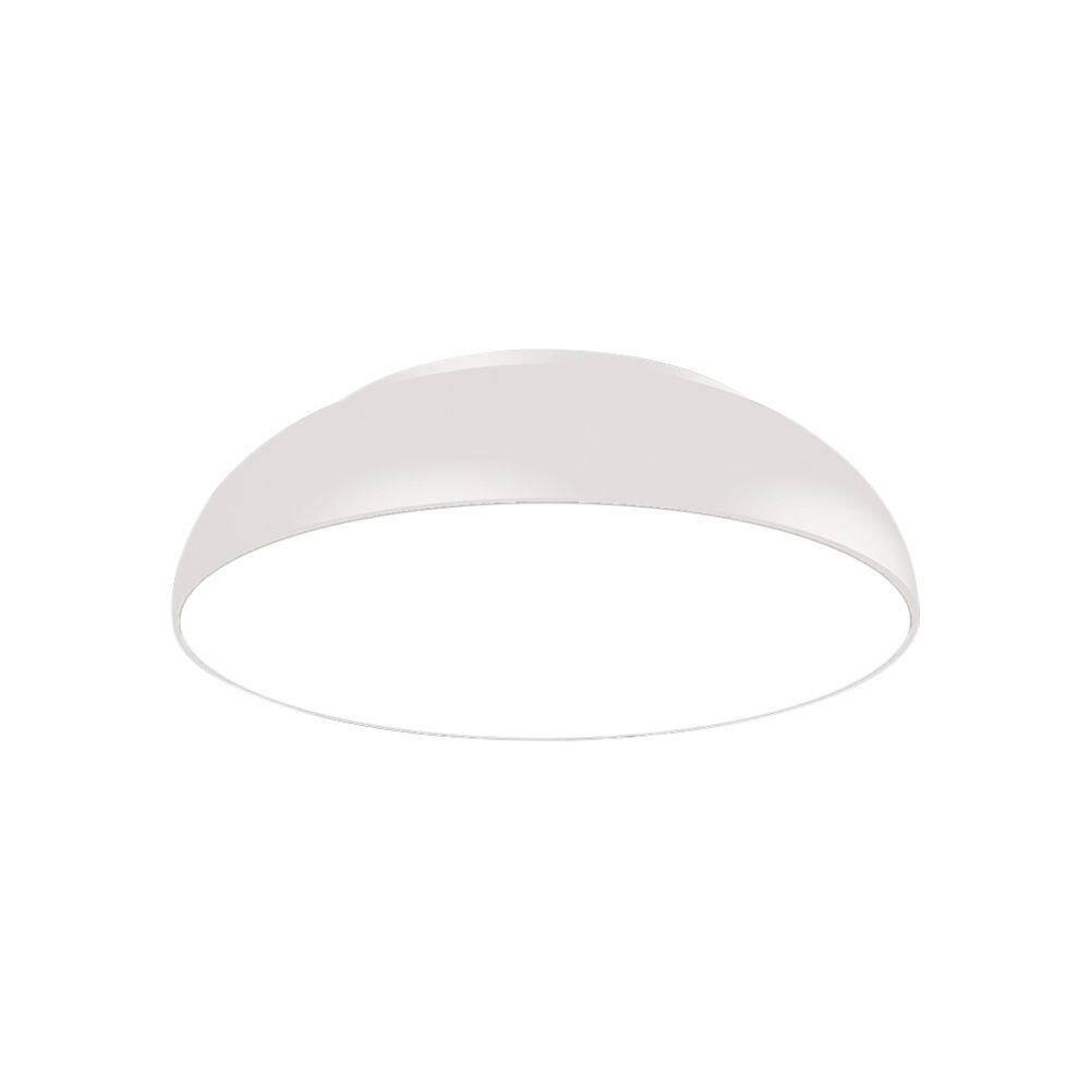 Plafon Blumenau Pleno Redondo E27 Bivolt Branco Fosco