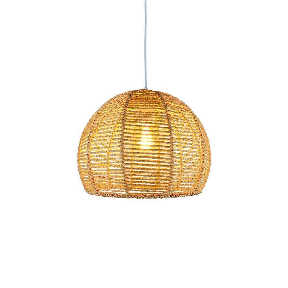 Lustre Pendente Blumenau Malásia E27 Bivolt Ocre