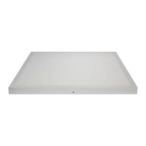 Painel De Led Blumenau Backlight Quadrado De Sobrepor 40w Bivolt 3000k Luz Amarela