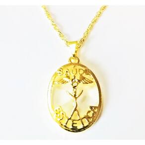 Colar Gargantilha Estética Beleza Folheado Ouro 18k