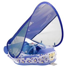 Bóia de natação para bebês HECCEI Mambobaby com dossel de 3 a 24 meses (6 a 18 kg)