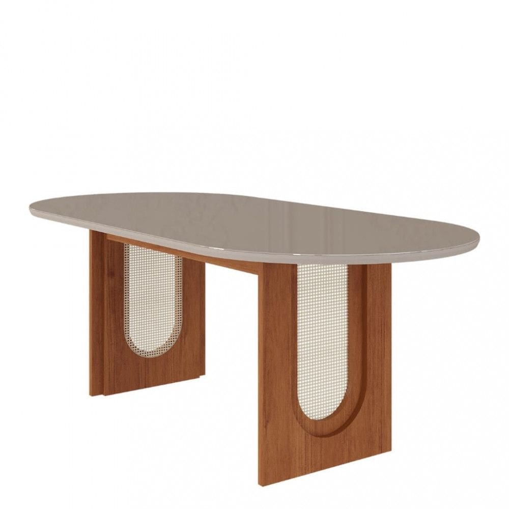 Mesa de Jantar 210cm Oval Valentina Cimol