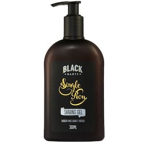 Shaving Gel de Barbear Suave e Preciso Single Ron 300mL Black Barts